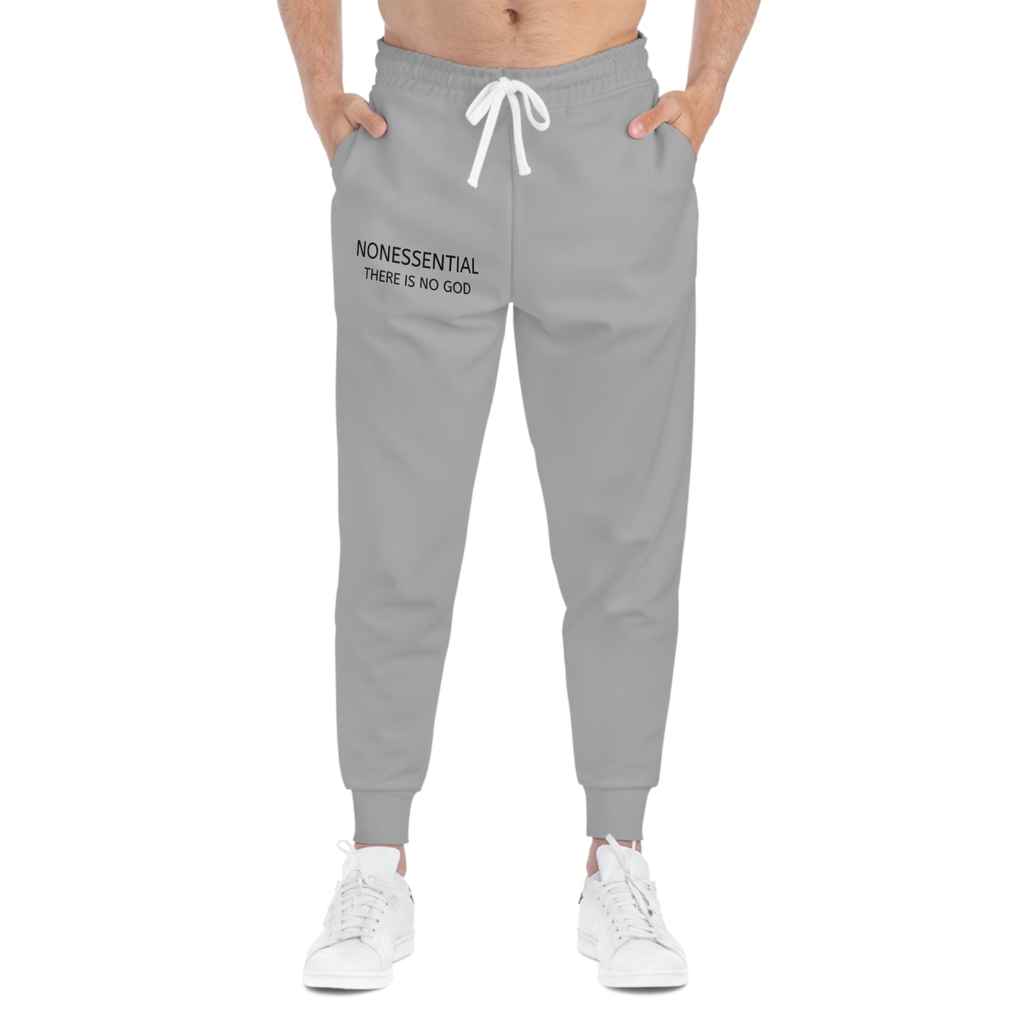 NONESSENTIAL THERE IS NO GOD - Unisex Athletic Joggers – Stylish & Comfortable for Everyday Wear